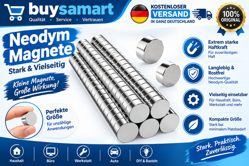 100 stück neodym magnete - 100,