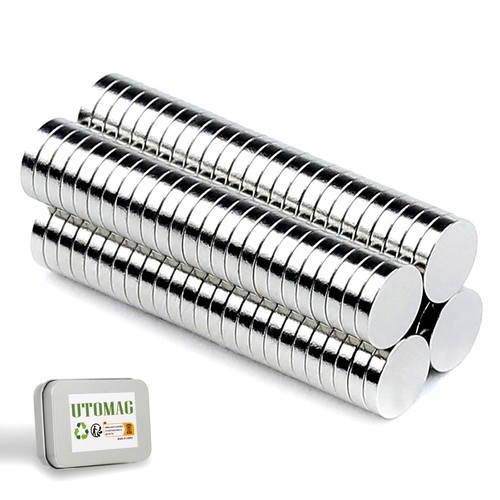 Mini magnete 8x1mm silber 50 - silber,,