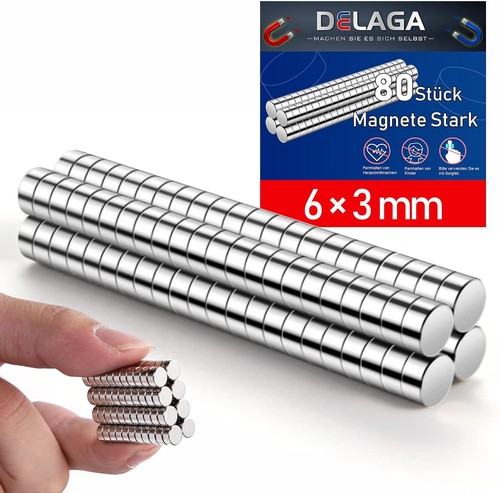 Stück magnete 6x3mm - 80,