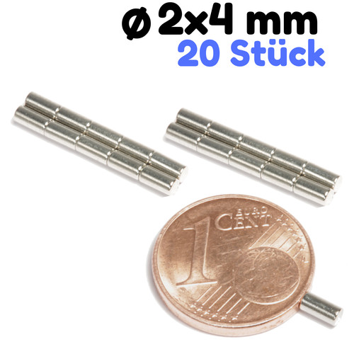 20x neodym magnete stabmagnet - neodym,